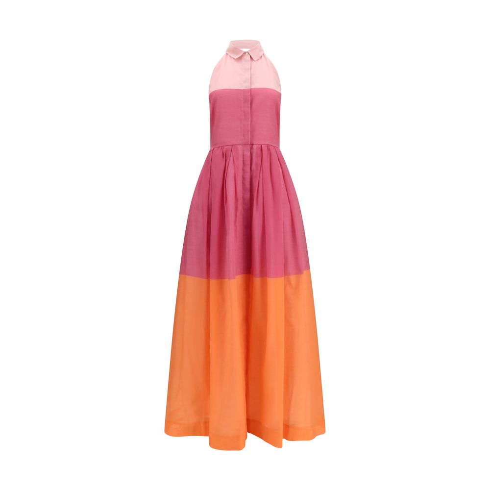 Multicolor Cotton Casual Dress
