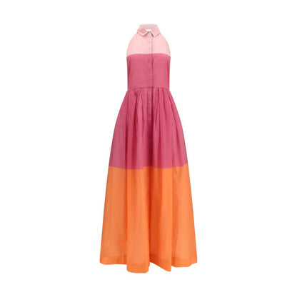 Multicolor Cotton Casual Dress