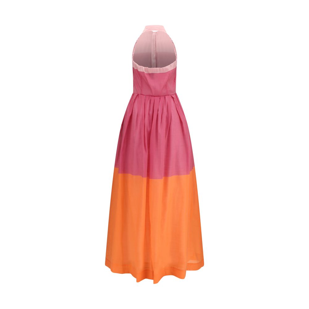 Multicolor Cotton Casual Dress