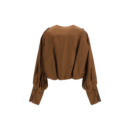 Brown Lycra Shirt
