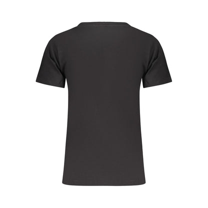 Black Cotton Women's TShirt