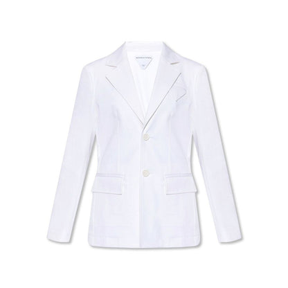 White Cotton Blazer