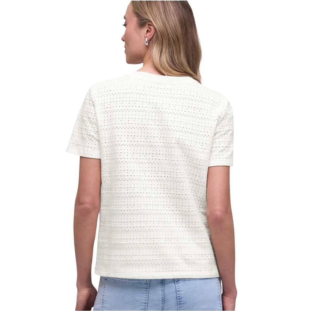 Cream Cotton T-Shirt