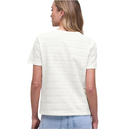 Cream Cotton T-Shirt