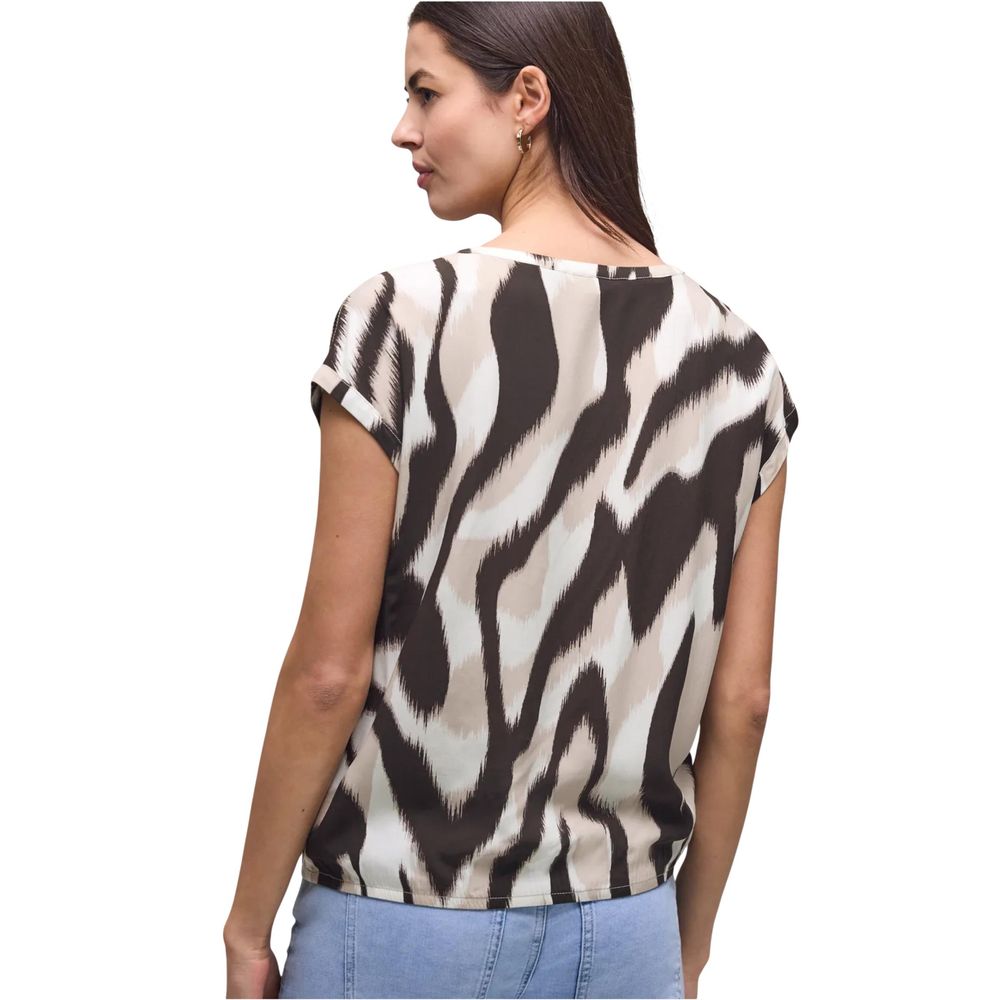 Brown Viscose Blouse