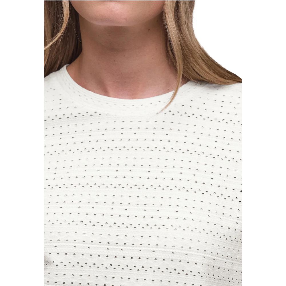 Cream Cotton T-Shirt