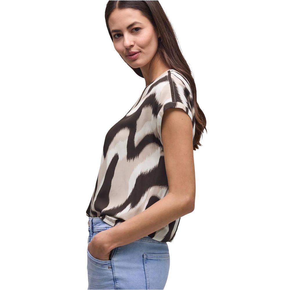 Brown Viscose Blouse