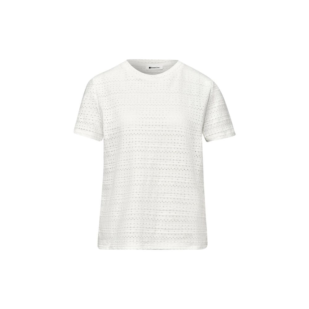 Cream Cotton T-Shirt