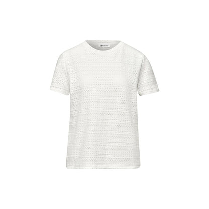 Cream Cotton T-Shirt
