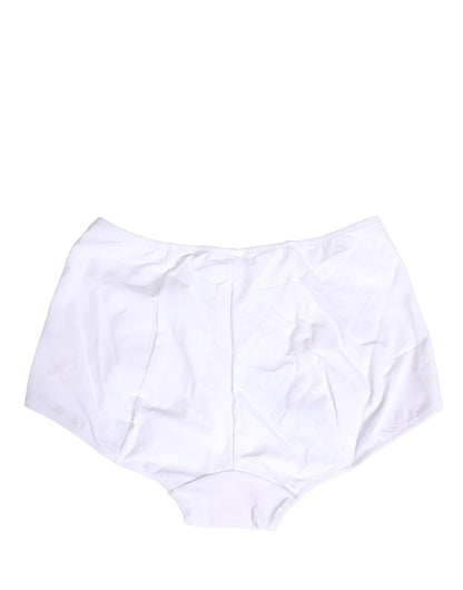 White Halter Top High Waist Bikini Bottom Swimwear