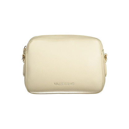 Beige Polyurethane Women's Bag