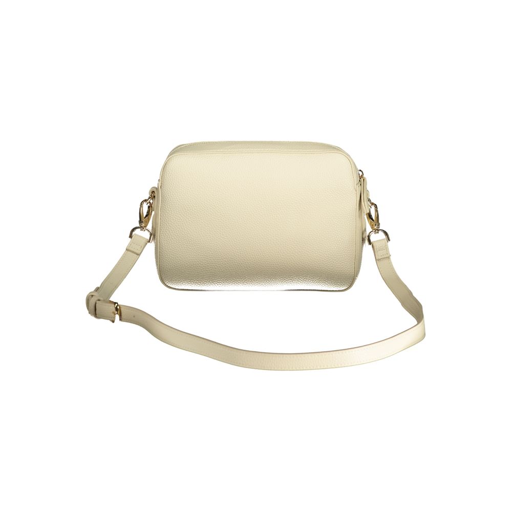 Beige Polyurethane Women's Bag