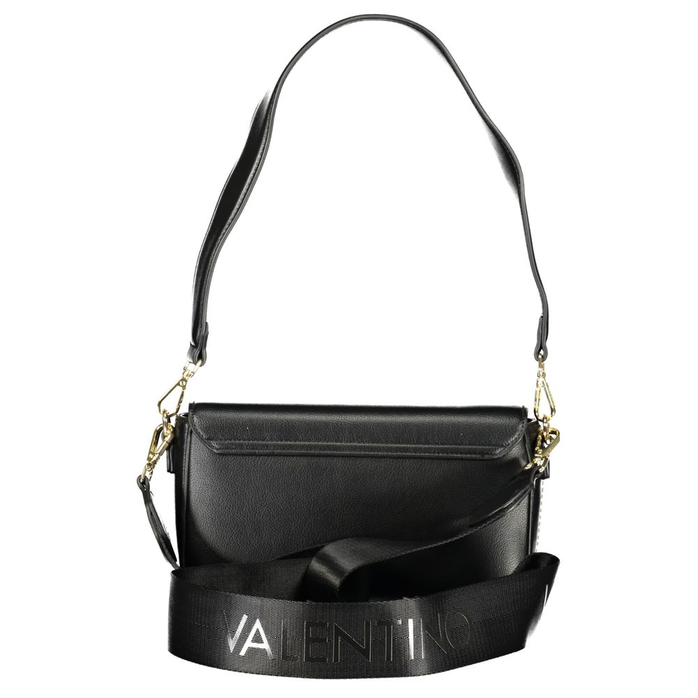 Nero Poliuretano Women Bag with Adjustable Shoulder Strap