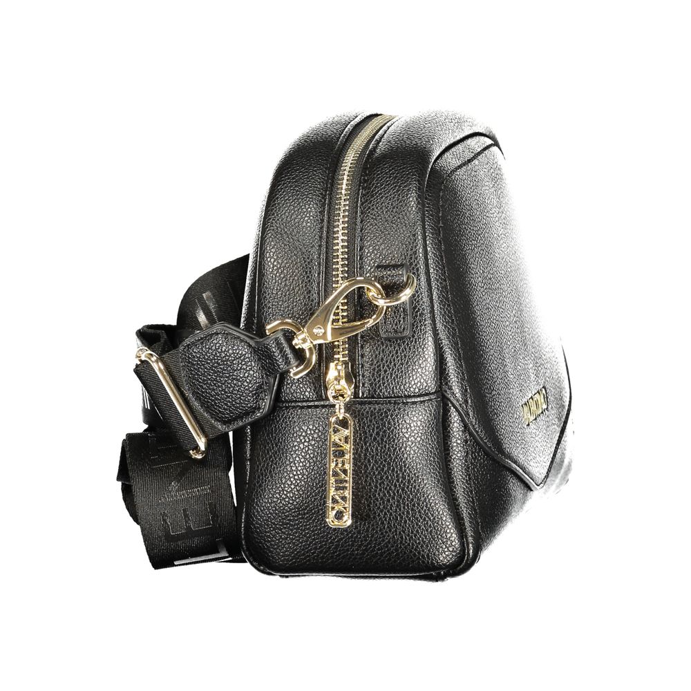 Black Polyurethane Women's Bag