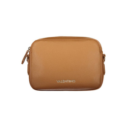 Brown Polyurethane Women's Bag