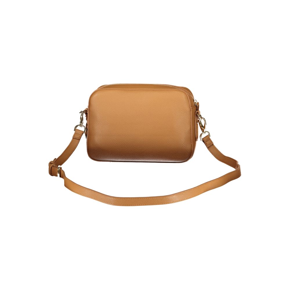 Brown Polyurethane Women's Bag