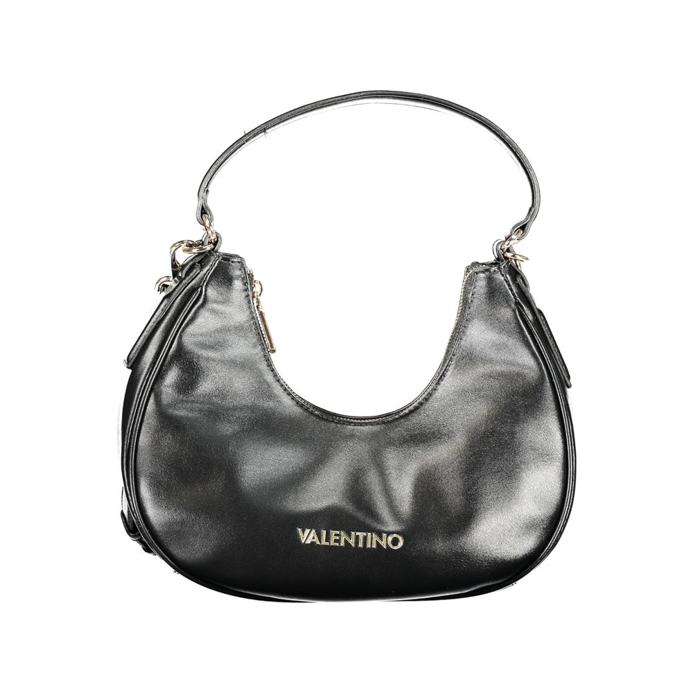 Black Polyurethane Women's Bag