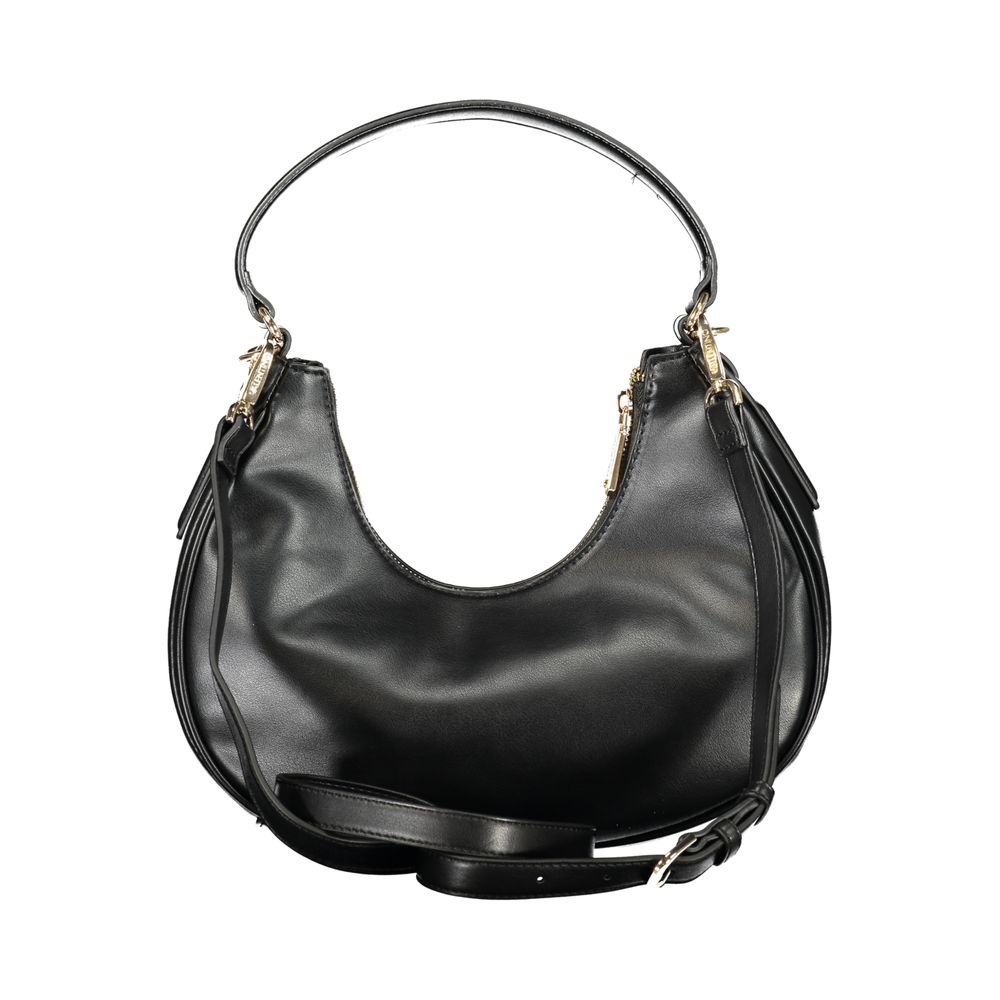 Black Polyurethane Women's Bag