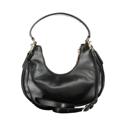 Black Polyurethane Women's Bag