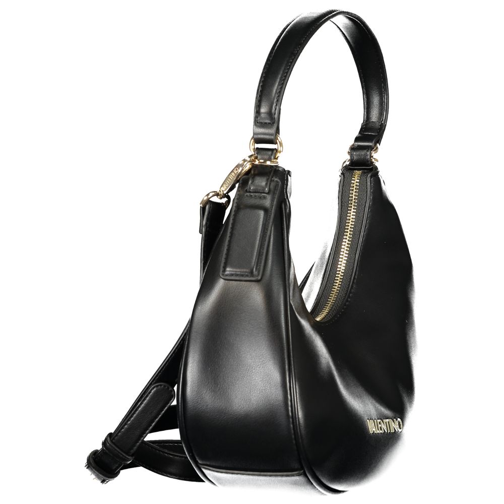 Black Polyurethane Women's Bag