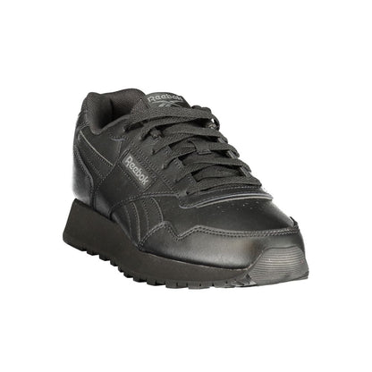 Black Polyurethane Men's Sneaker