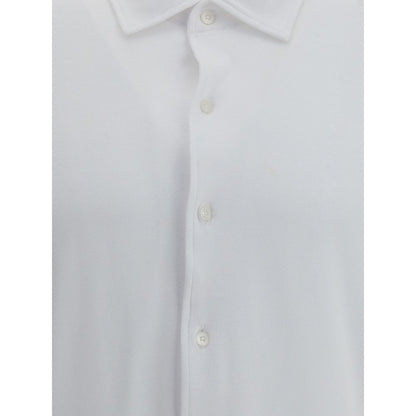 White Cotton Dress Shirt