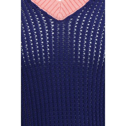 Blue Cotton Sweatshirt