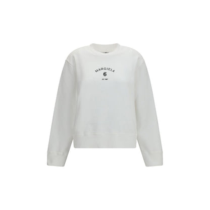 White Cotton Sweatshirt