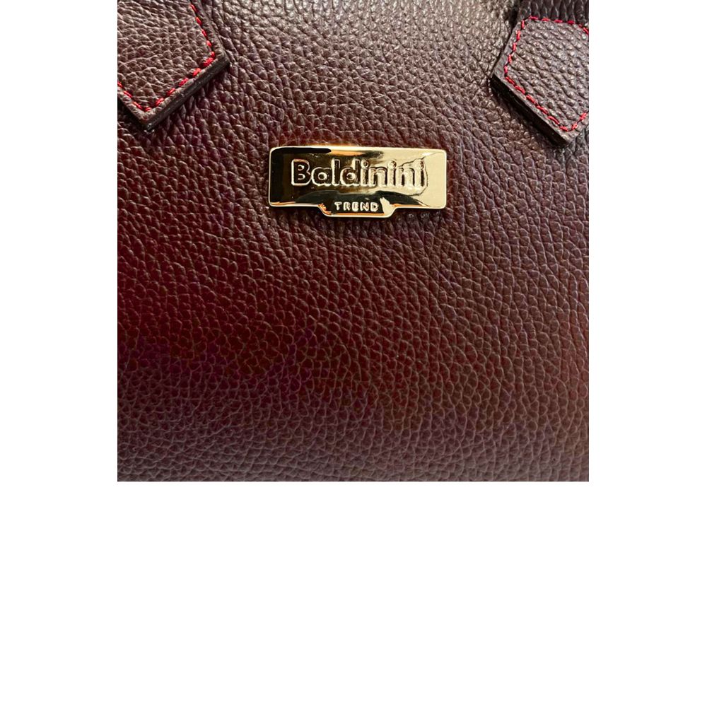 Red Leather Women Handbag