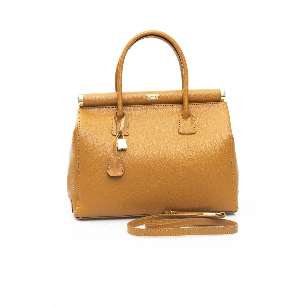 Brown Cowhide Clutch Bag