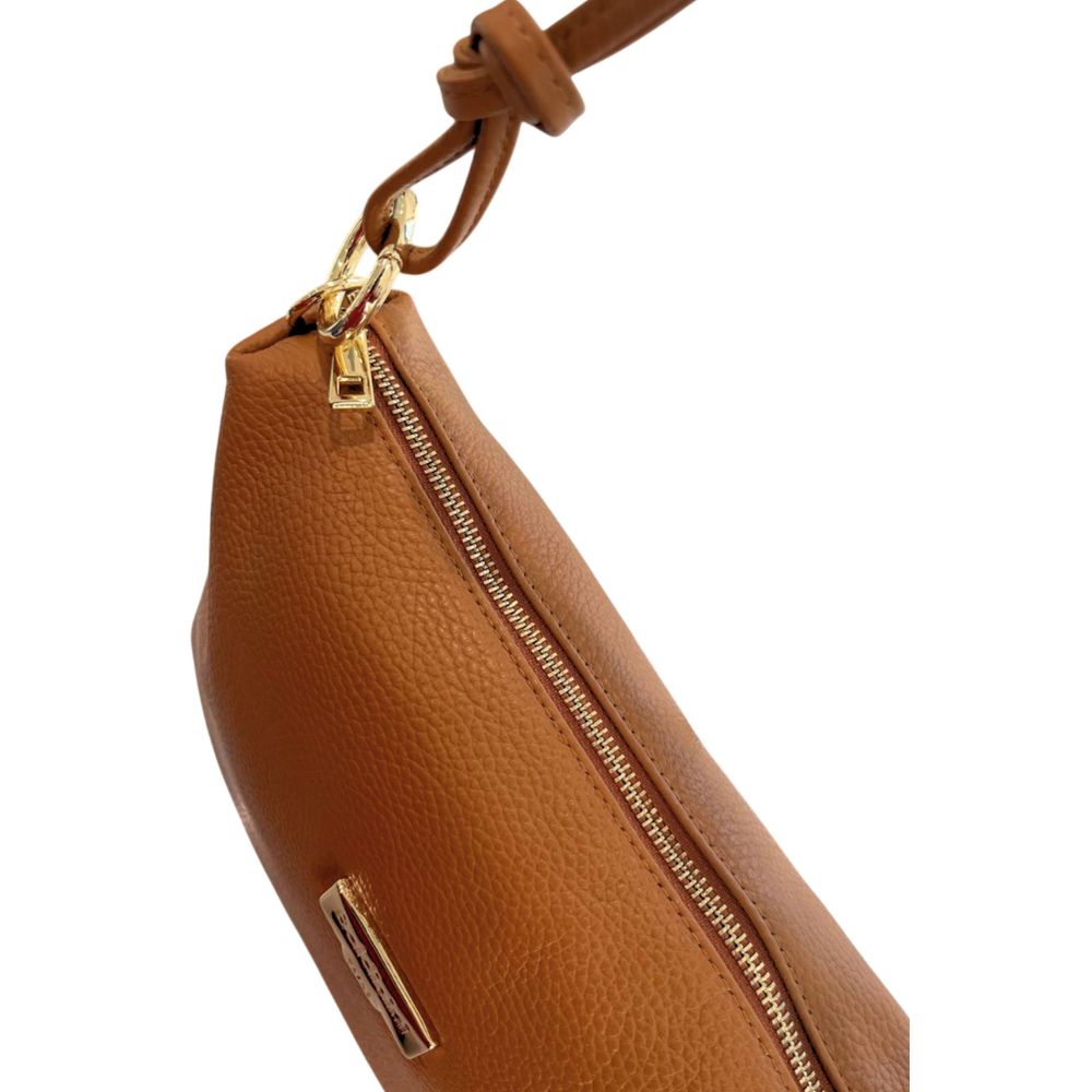 Brown Cowhide Clutch Bag