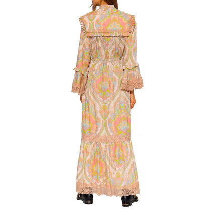 Multicolor Cotton Casual Dress