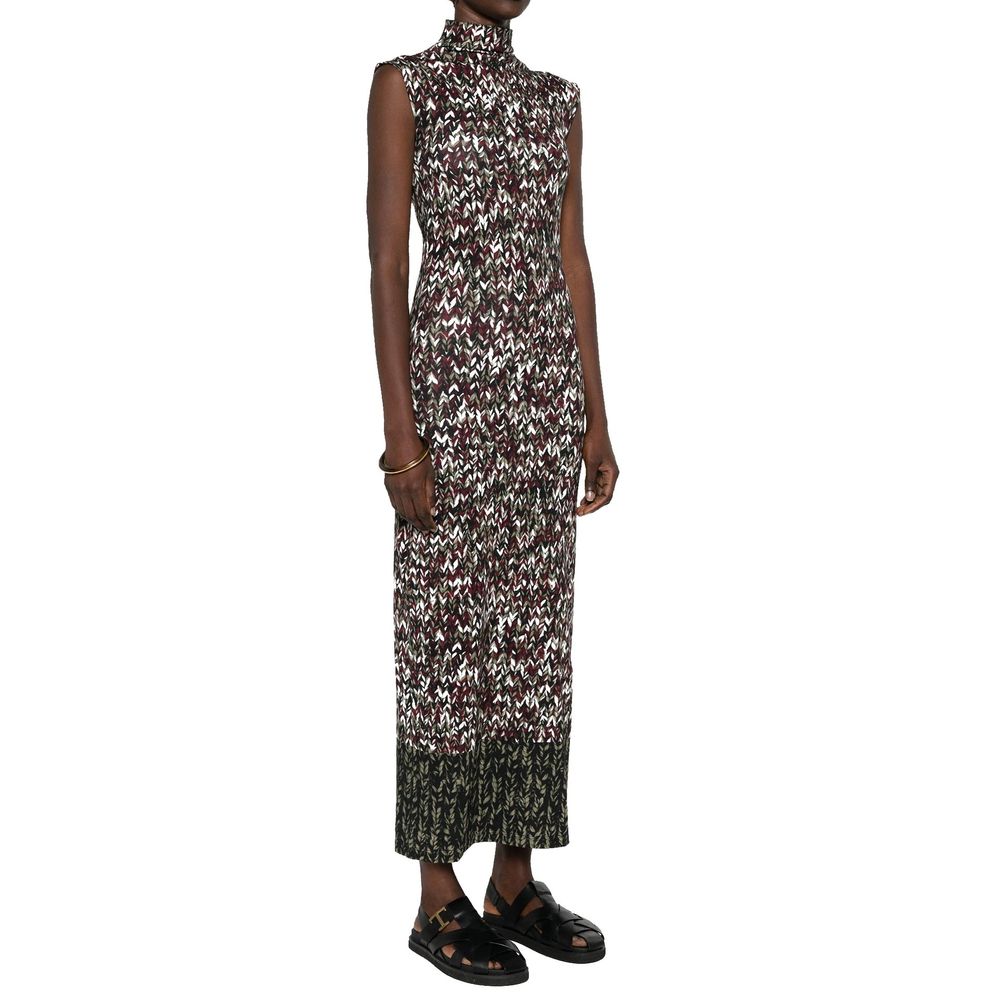Bicolor Cotton Casual Dress