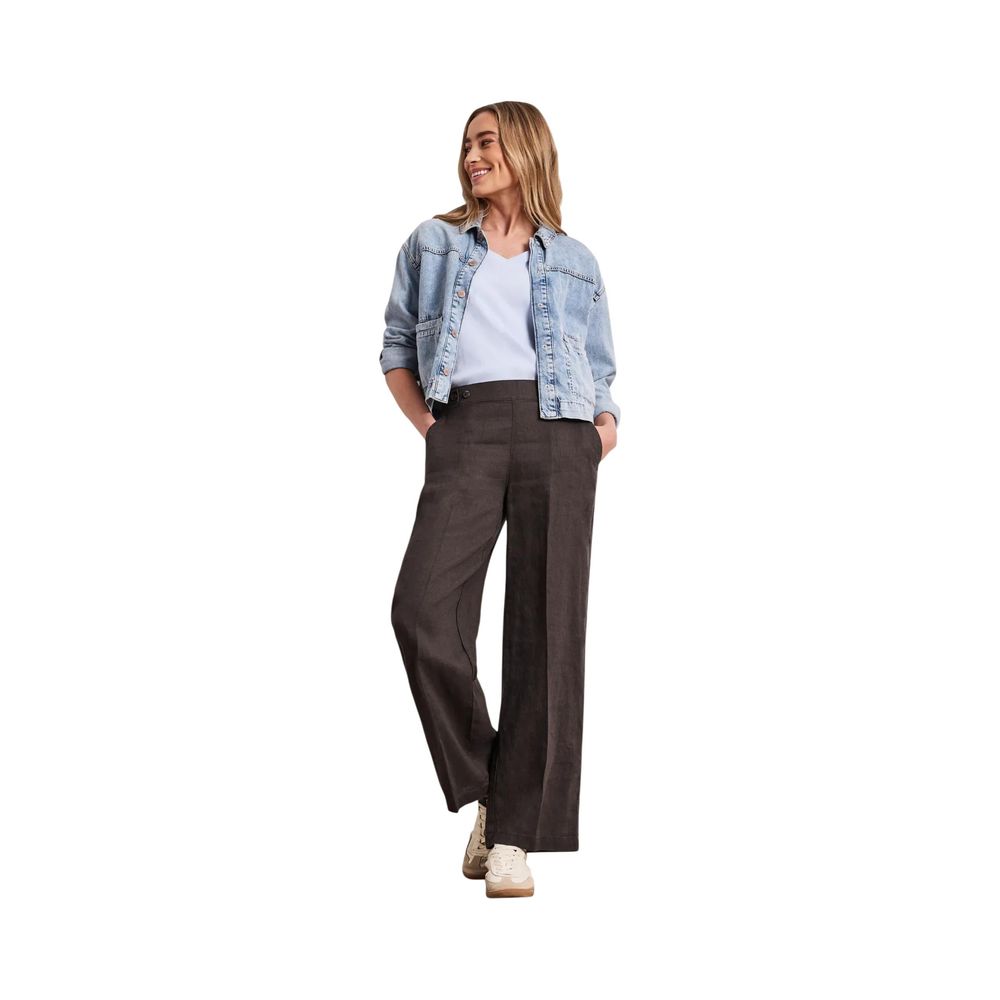 Brown Linen Pants