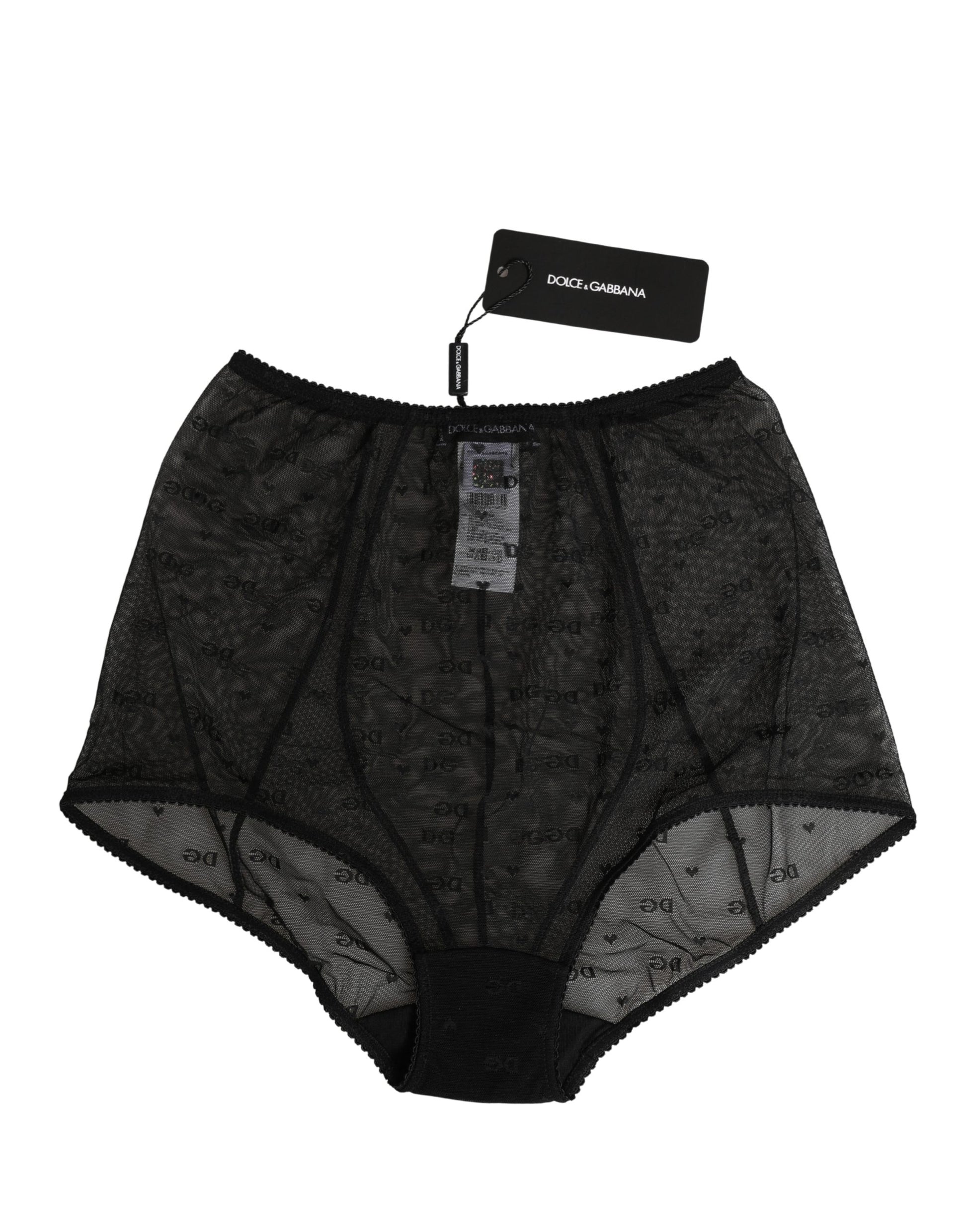 Black Nylon Stretch Slip Girdle Panty Underwear
