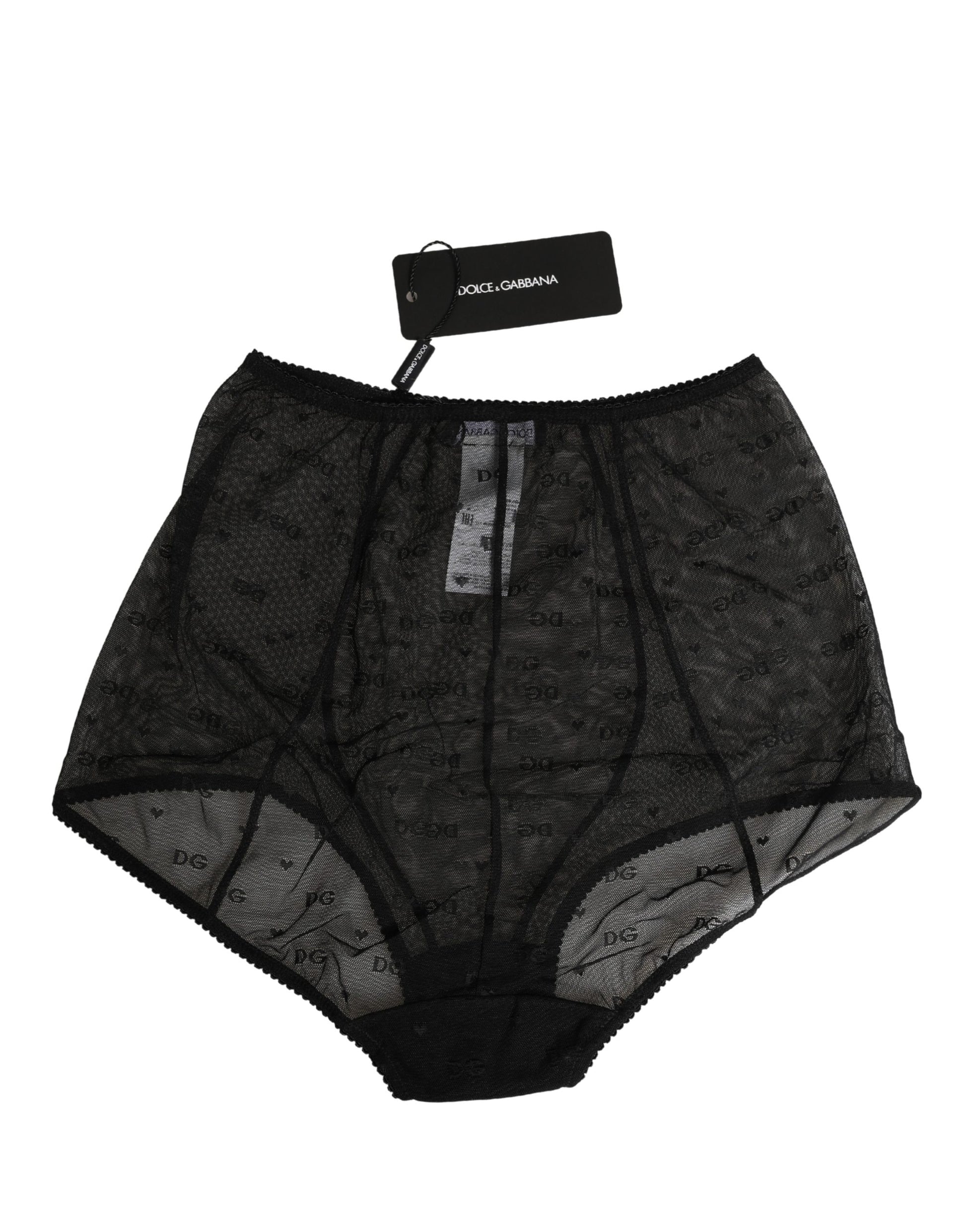 Black Nylon Stretch Slip Girdle Panty Underwear