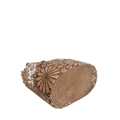 Brown PU Women Handbag