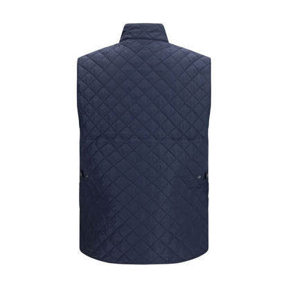 Blue Polyester Shell Jacket