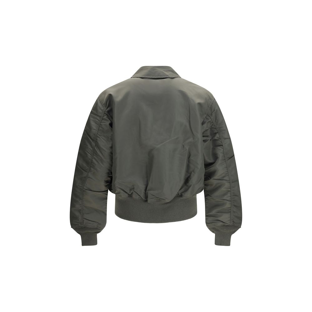 Bicolor Nylon Bomber