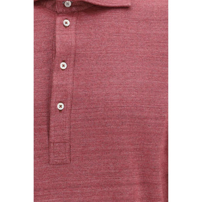Multicolor Linen Polo Shirt