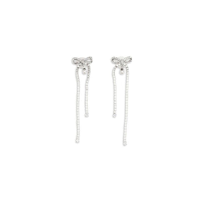 Silver Brass Earrings