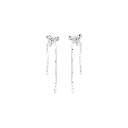 Silver Brass Earrings