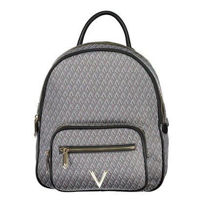 Black Polyurethane Women's Backpack
