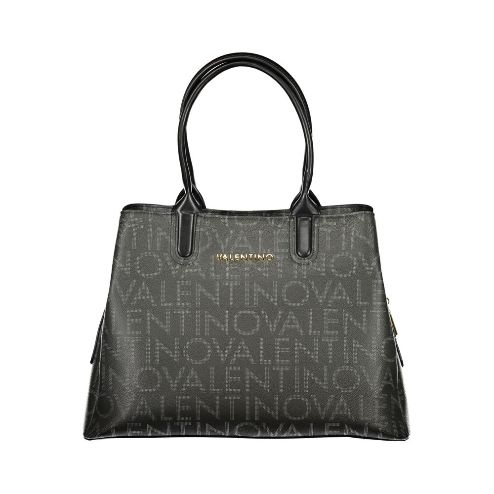 Black Polyurethane Women's Bag