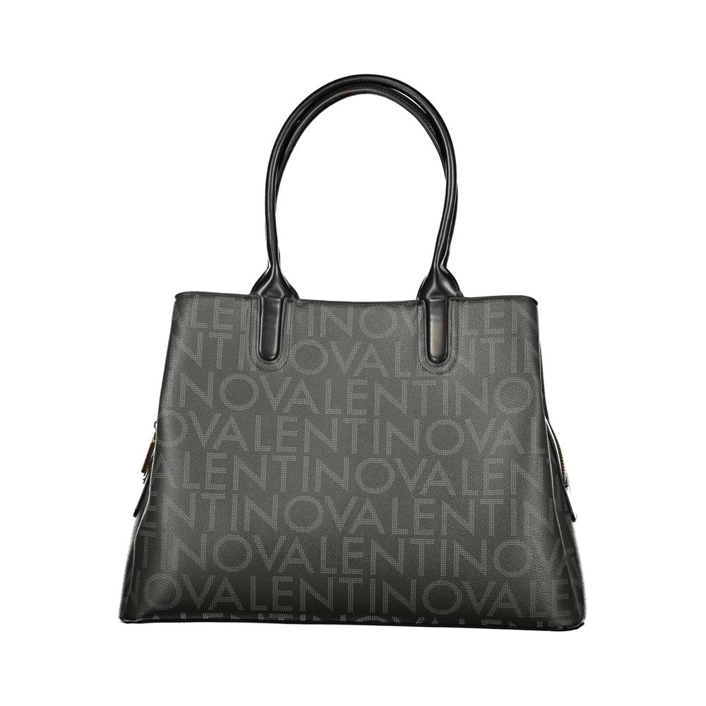Black Polyurethane Women's Bag