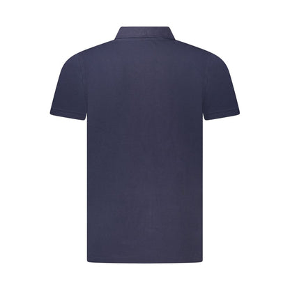 Blue Cotton Men's Polo