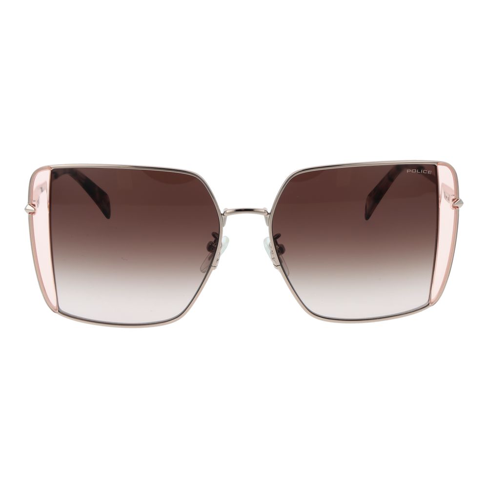 Rose Gold Metal Sunglasses