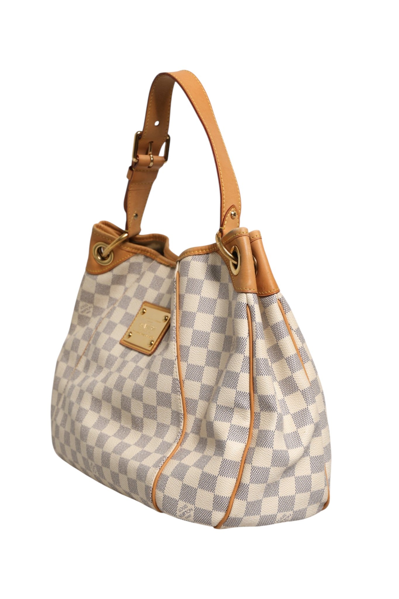 Damier Azur Canvas Galliera PM Shoulder Bag
