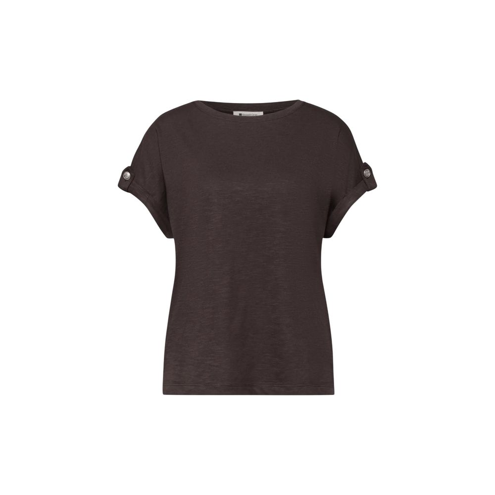 Brown Cotton T-Shirt