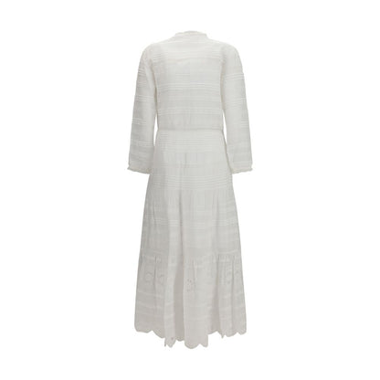 White Cotton Casual Dress